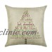 Christmas Pillow Case Santa Cotton Linen Sofa Car Throw Cushion Cover Home Decor   162605172786